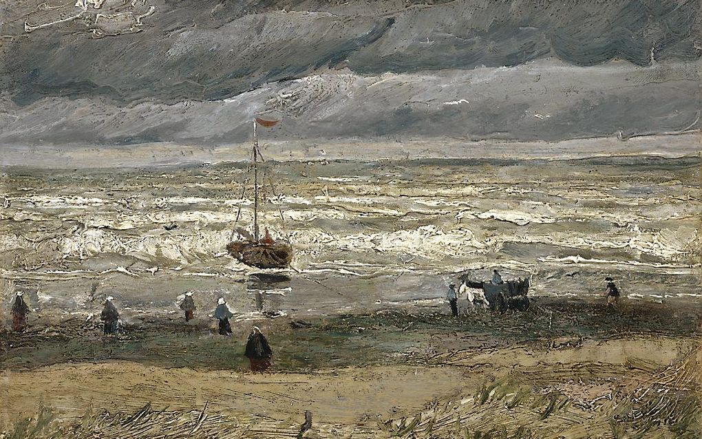 Zeegezicht bij Scheveningen (1882). beeld ANP