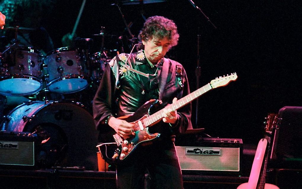 Archieffoto van 17 juli 1993 van de Amerikaanse zanger Bob Dylan tijdens het Gurtenfestival in Bern, Zwitserland.   beeld EPA/STR