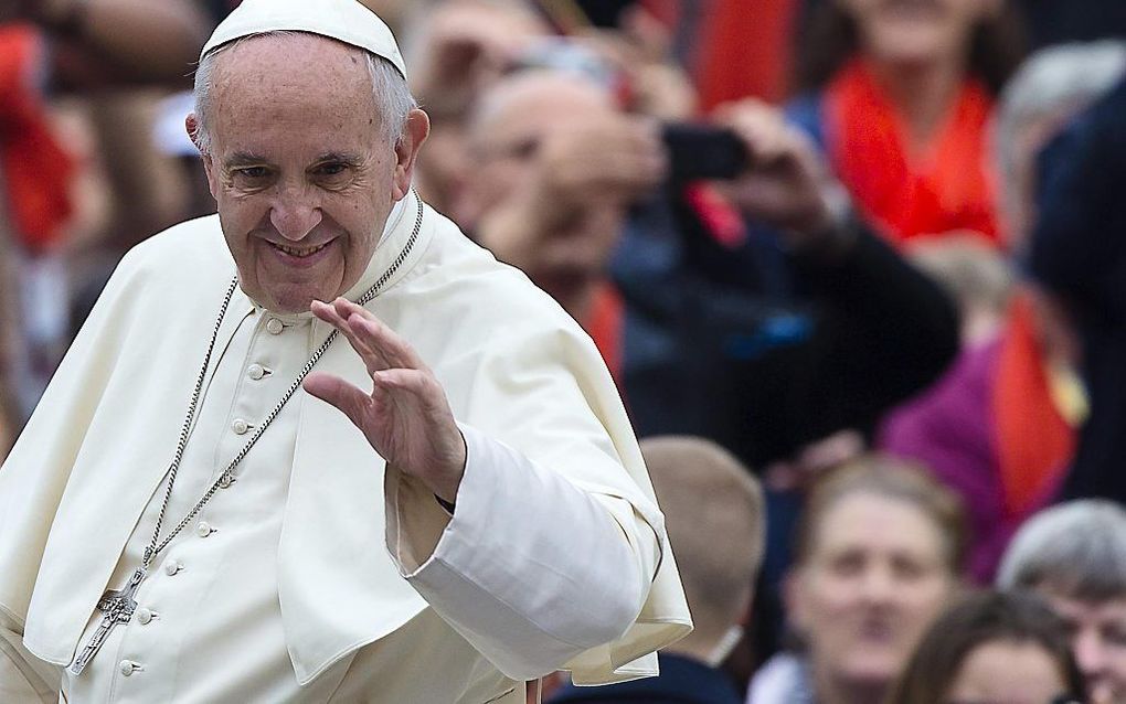 Paus Franciscus, deze week in Vaticaanstad. beeld EPA, Angelo Carconi