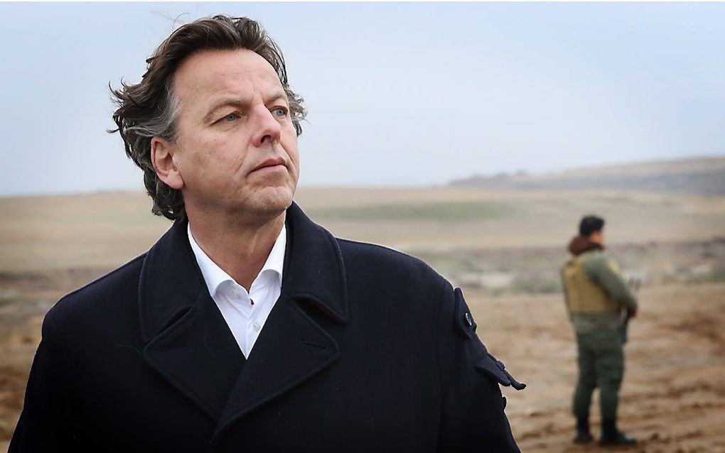 Koenders in Irak. beeld ANP