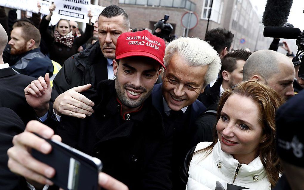 Wilders in Spijkenisse. beeld ANP