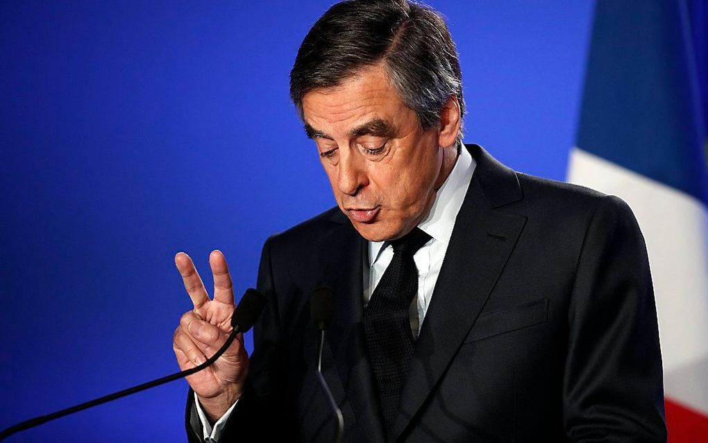 Fillon. beeld AFP