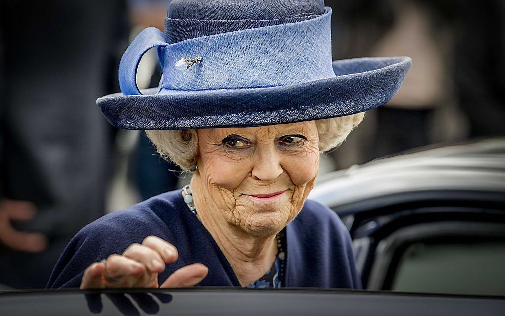 Prinses Beatrix zaterdag in Nieuwegein. beeld ANP