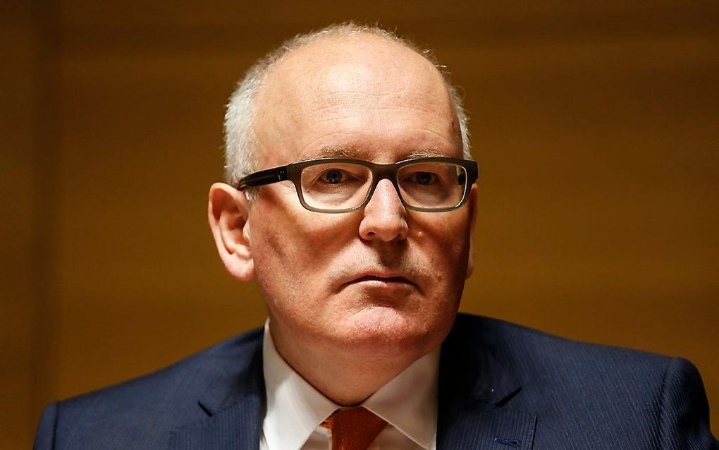 Frans Timmermans. beeld EPA, Julien Warnand