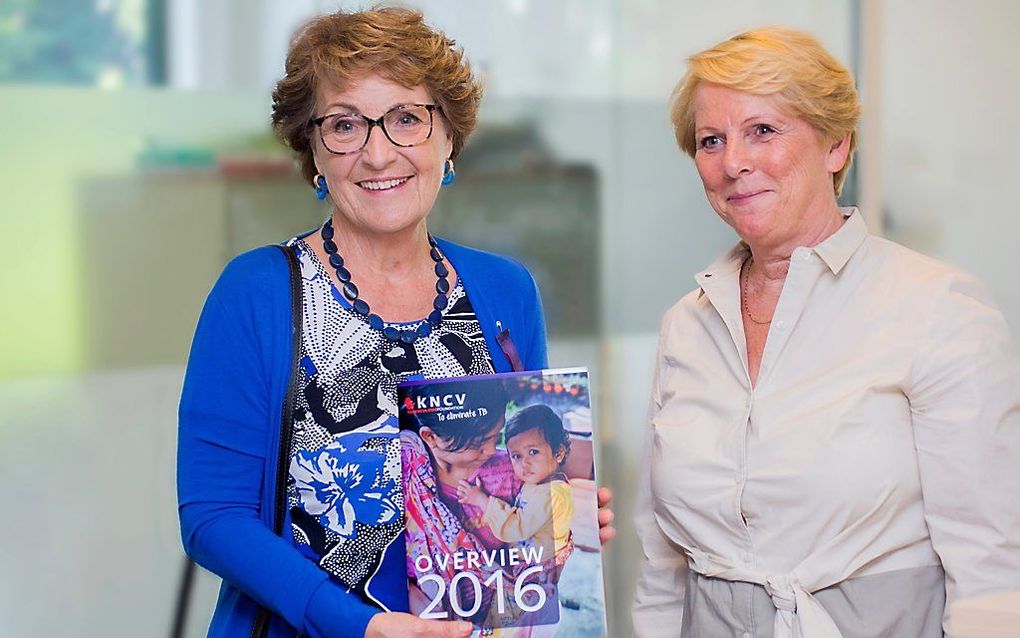 Prinses Margriet bezoekt als beschermvrouw van KNCV Tuberculosefonds het hoofdkantoor in Den Haag. beeld ANP