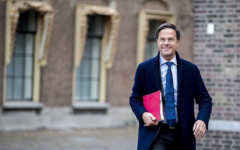 VVD-leider Rutte, beeld ANP, Jerry Lampen.