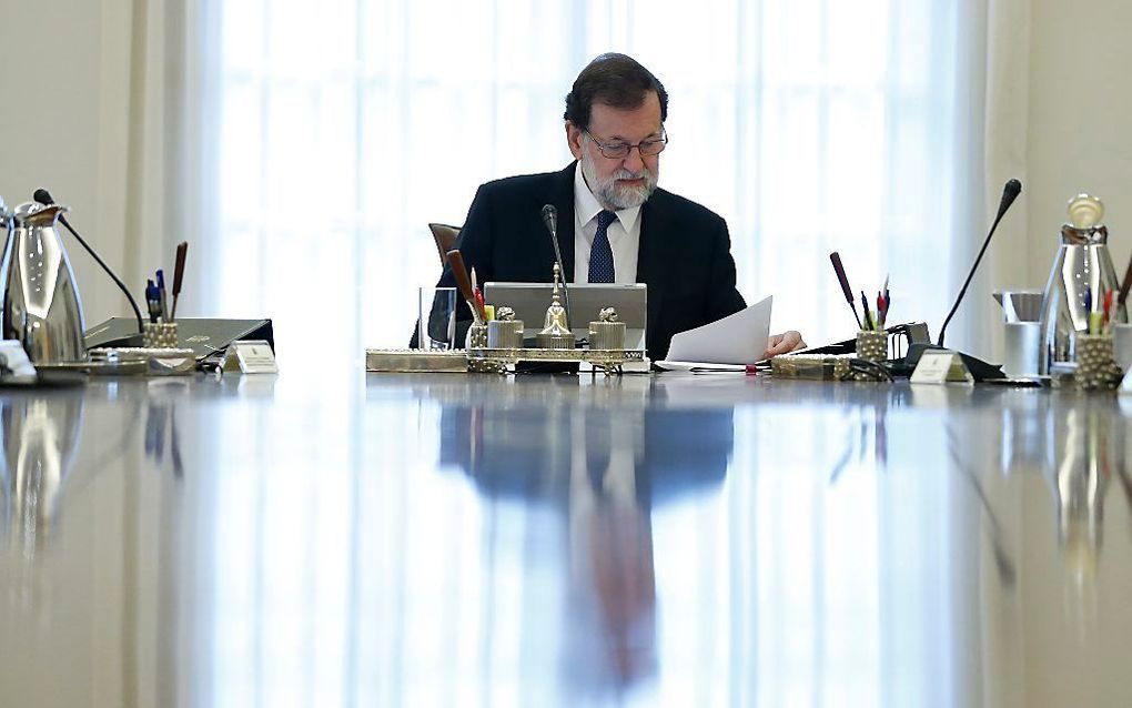 Premier Rajoy. beeld EPA