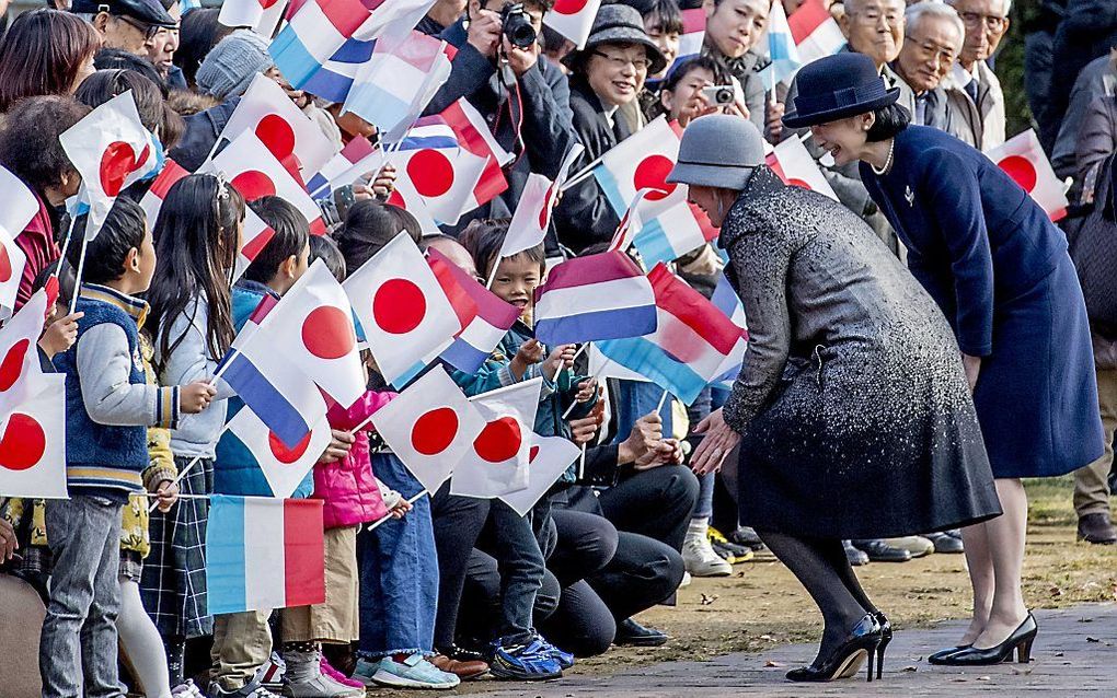 Prinses Laurentien, donderdag in Nagasaki. beeld ANP