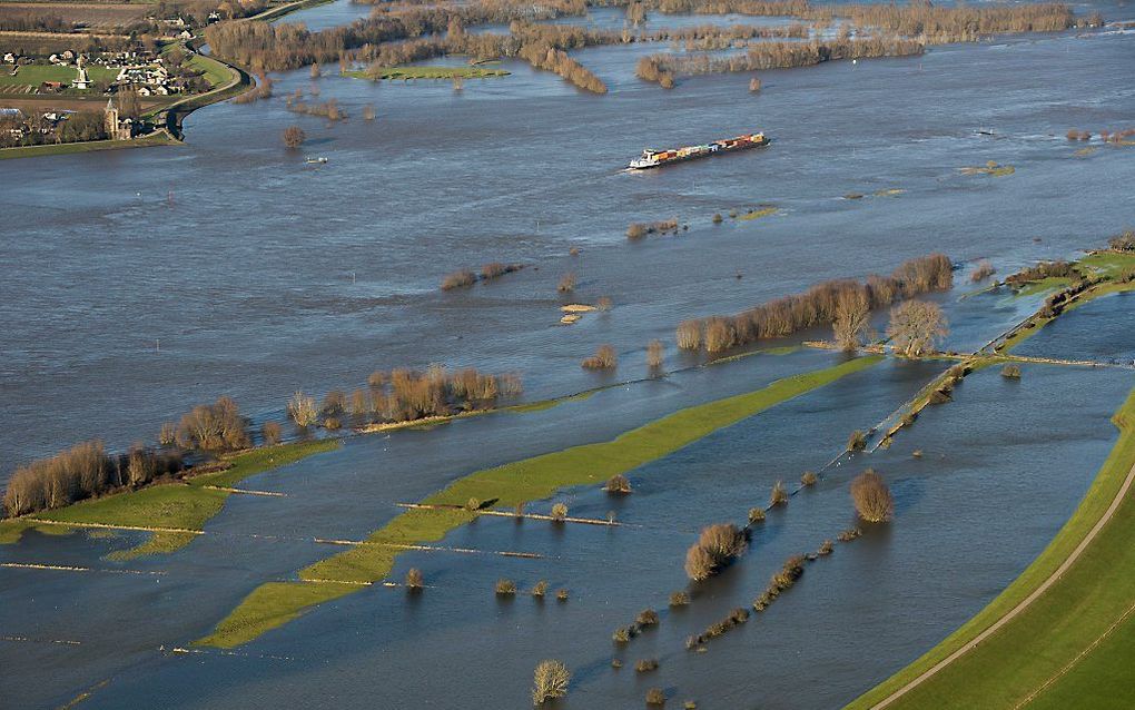 Hoogwater. beeld anp