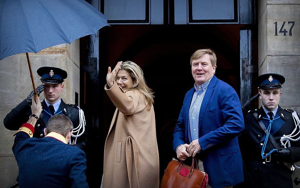 Koning Willem-Alexander en koningin Máxima. beeld ANP