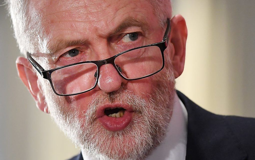 Corbyn. beeld EPA, Andy Rain