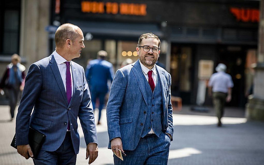 CU-leider Segers is, net als de andere Kamerleden van zijn partij, protestant. Het wordt tijd voor een rooms-katholiek CU-Kamerlid, vindt Wouter Beekers (WI CU). beeld ANP, Bart Maat