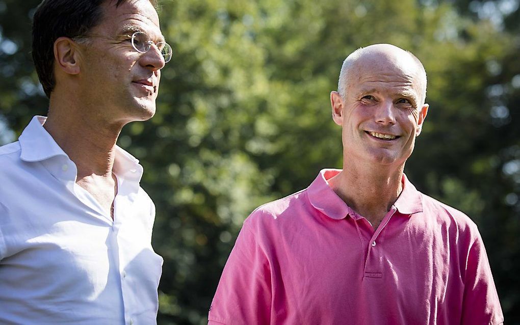 Premier Rutte en minister Blok van Buitenlandse Zaken. Beeld ANP, Bart Maat.