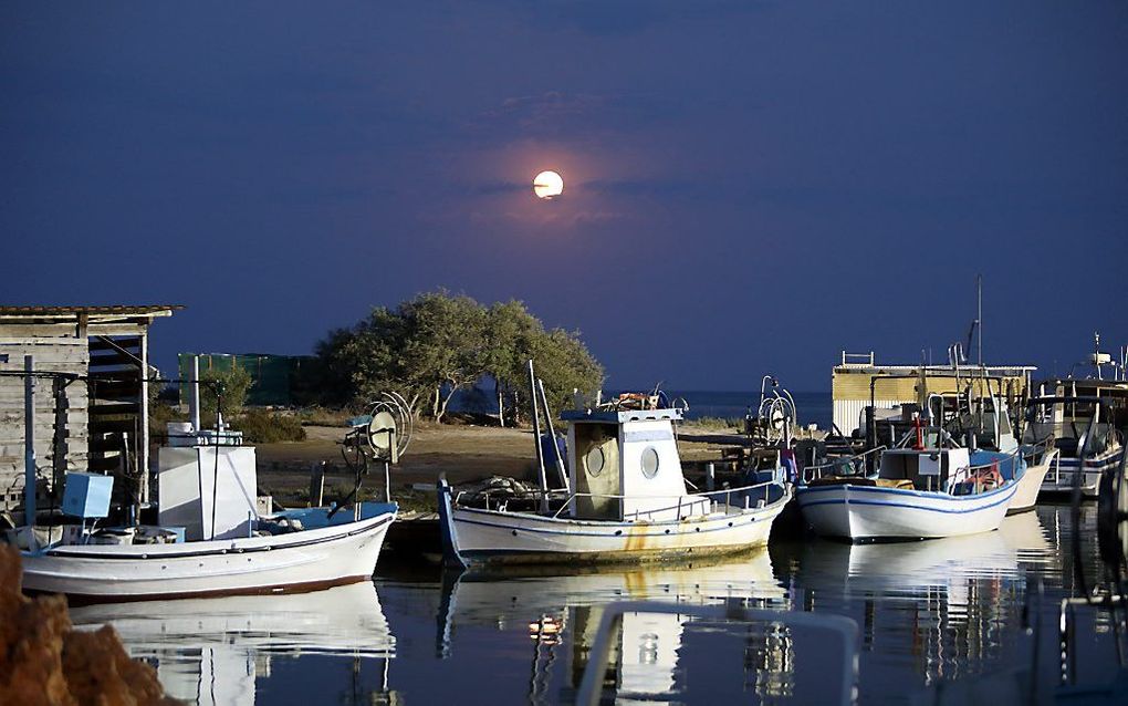 Cyprus bij volle maan. beeld EPA