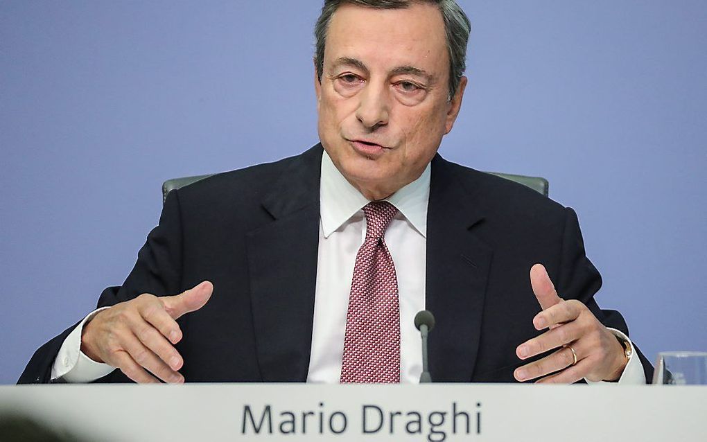 Mario Draghi. beeld EPA, Armando Babani