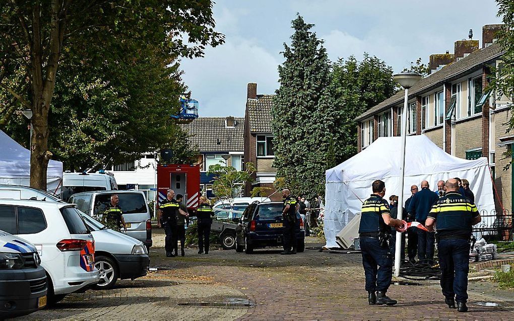 In een woning in Papendrecht zijn vier dodelijke slachtoffers gevallen bij een grote brand. beeld ANP