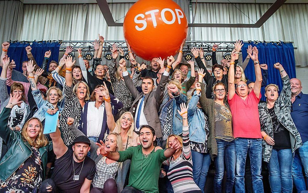 Staatssecretaris Blokhuis bezoekt het Stoptoberhuis. beeld ANP