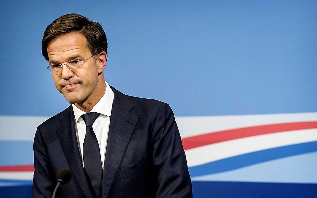 Rutte. beeld ANP, Koen van Weel