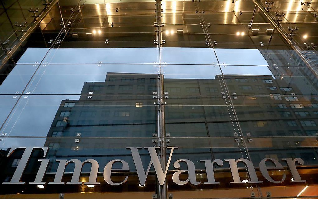 Time Warner, het gebouw waar de redactie van CNN in gevestigd is. beeld EPA