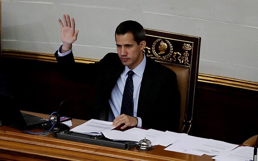 Juan Guaidó. beeld EPA