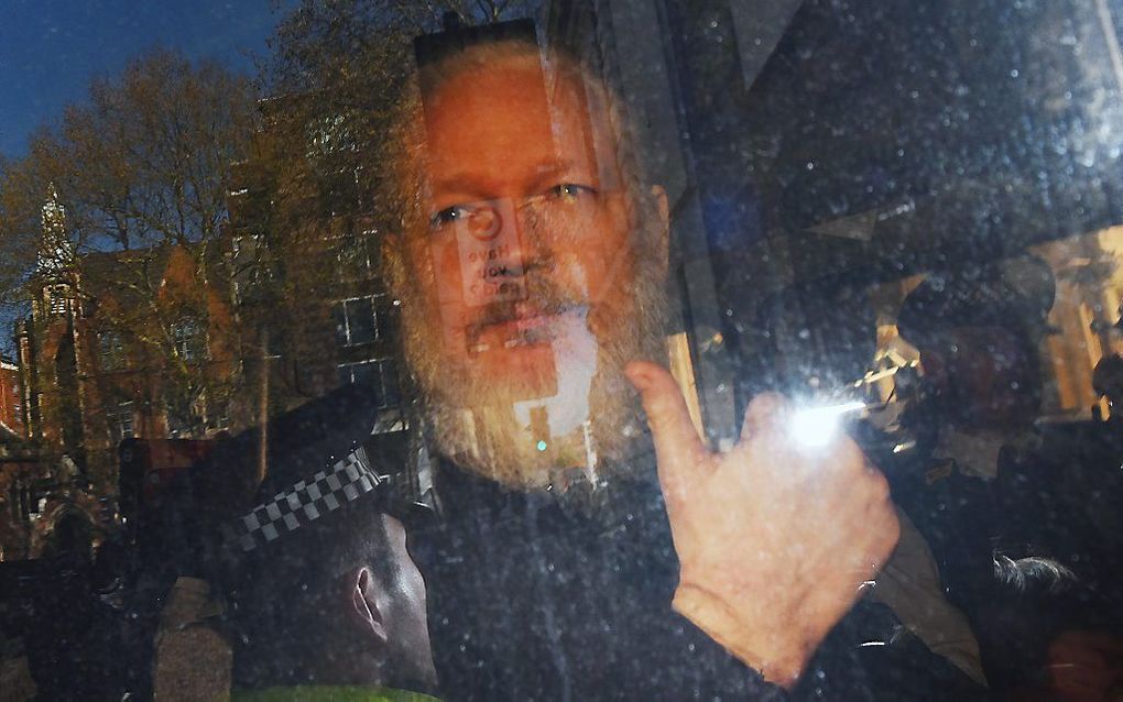 Assange. beeld EPA