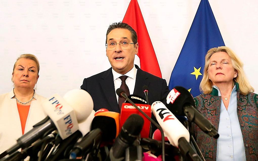 Heinz-Christian Strache. beeld AFP