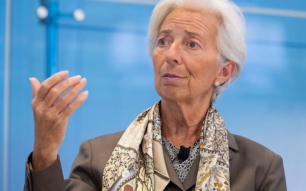 IMF-topvrouw Christine Lagarde. beeld EPA, Erik S. Lesser