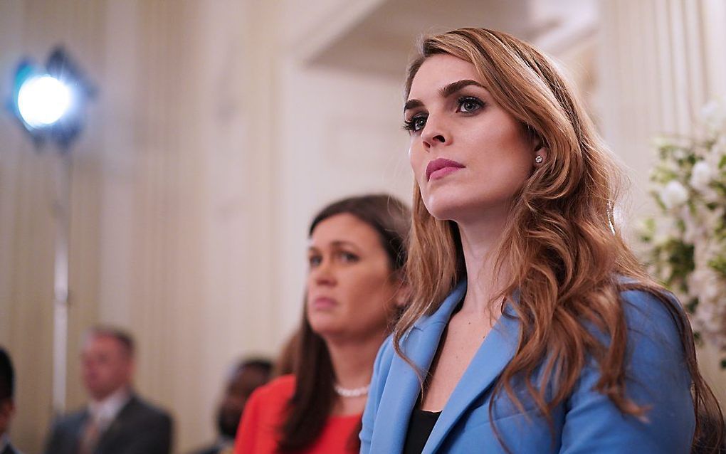 Hope Hicks. beeld AFP