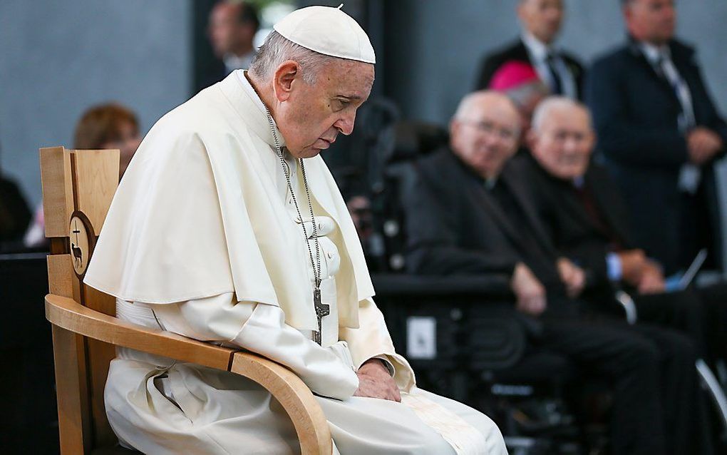 Paus Franciscus. beeld AFP, WMOF18, Maxwell