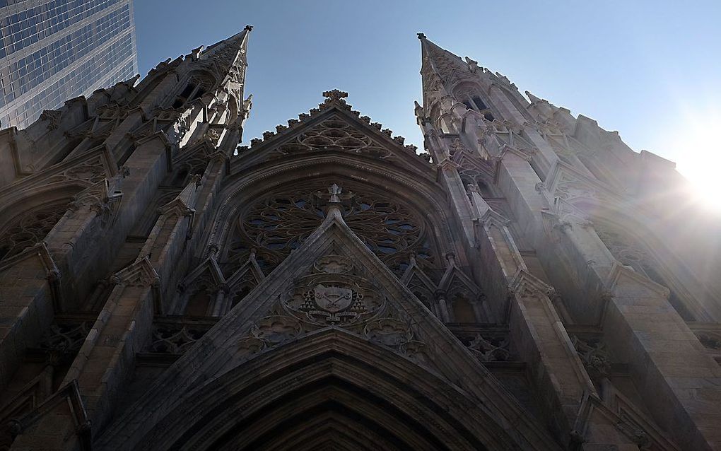 De rooms-katholieke kathedraal van New York. beeld AFP, Spencer Platt