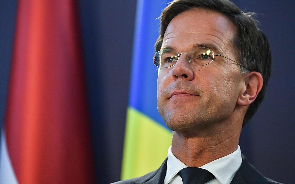 Premier Rutte. beeld AFP. Daniel Mihailescu