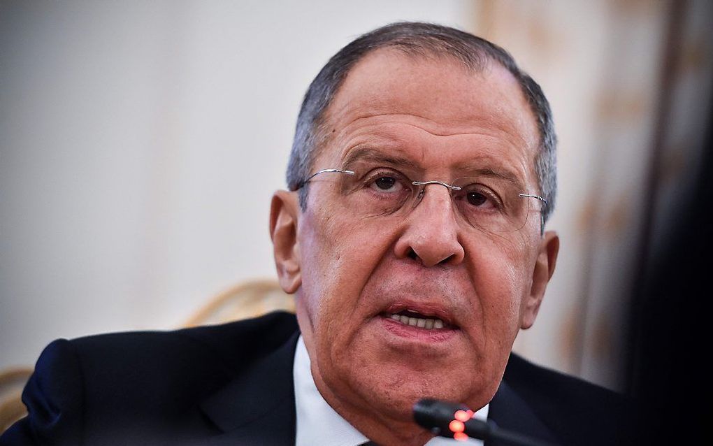 Lavrov. beeld AFP, Vasily Maximov