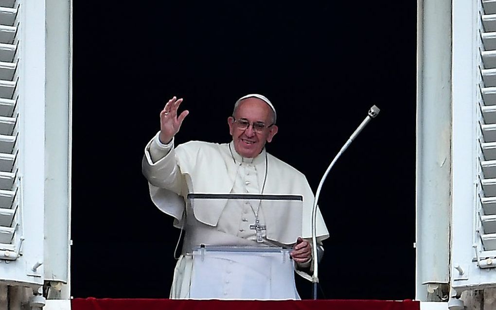 Paus Franciscus. beeld AFP, Alberto Pizzoli