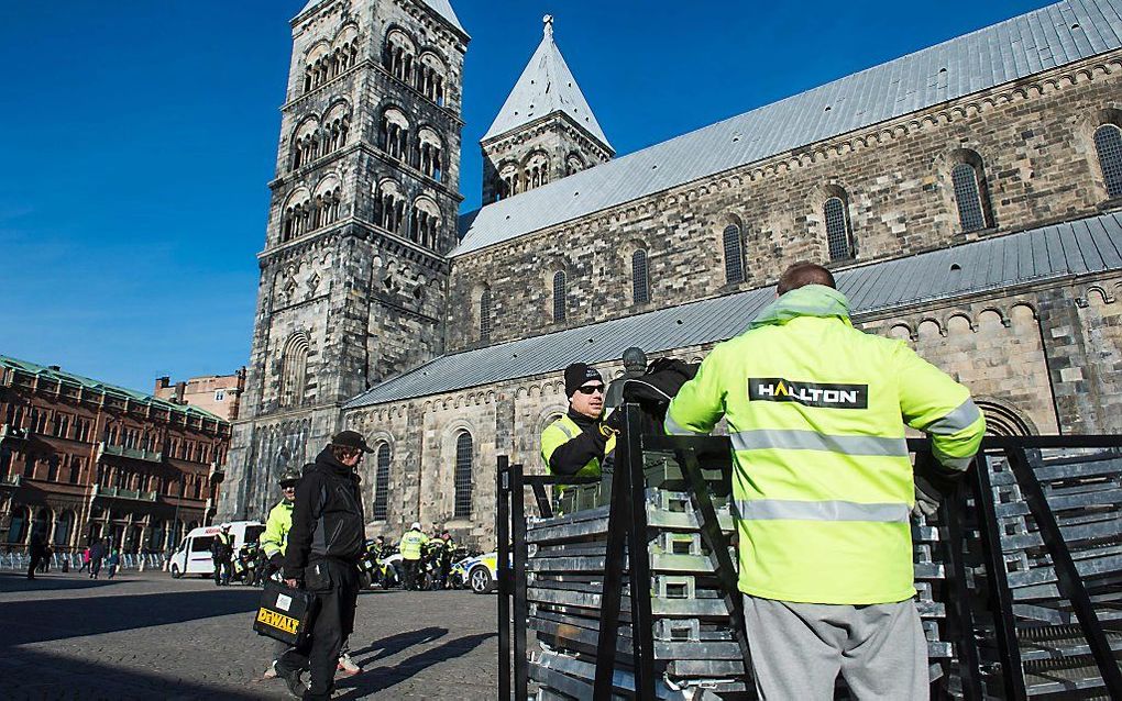 Lund bereidt zich voor op de herdenking van 500 jaar Reformatie. beeld AFP, Emil Langvad