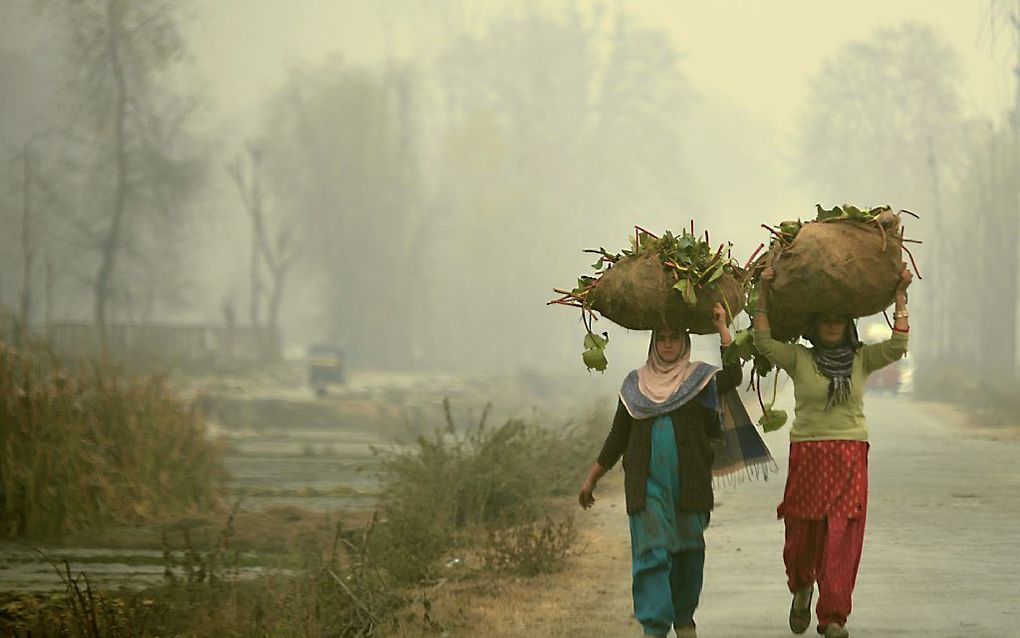 Indiase vrouwen.  beeld  AFP, Tauseef Mustafa