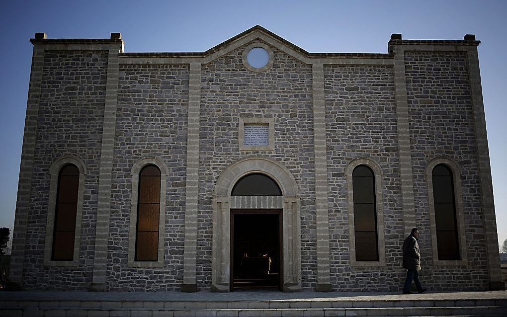 Replica van het Syrische klooster Mar Elian in het Noord-Italiaanse Granozzo. beeld AFP