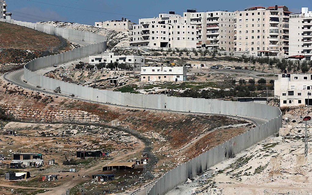 De muur tussen Israël en de Palestijnse gebieden. beeld AFP