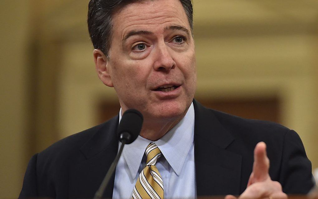 James Comey. beeld AFP, Nicholas Kamm