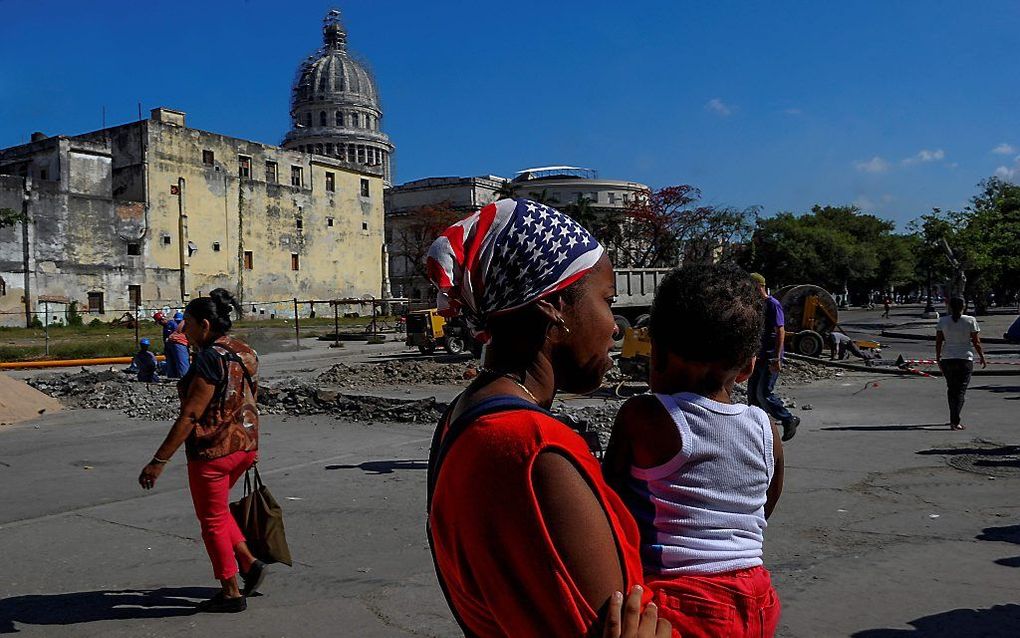 Straatbeeld Cuba. beeld AFP, Yamil Lage