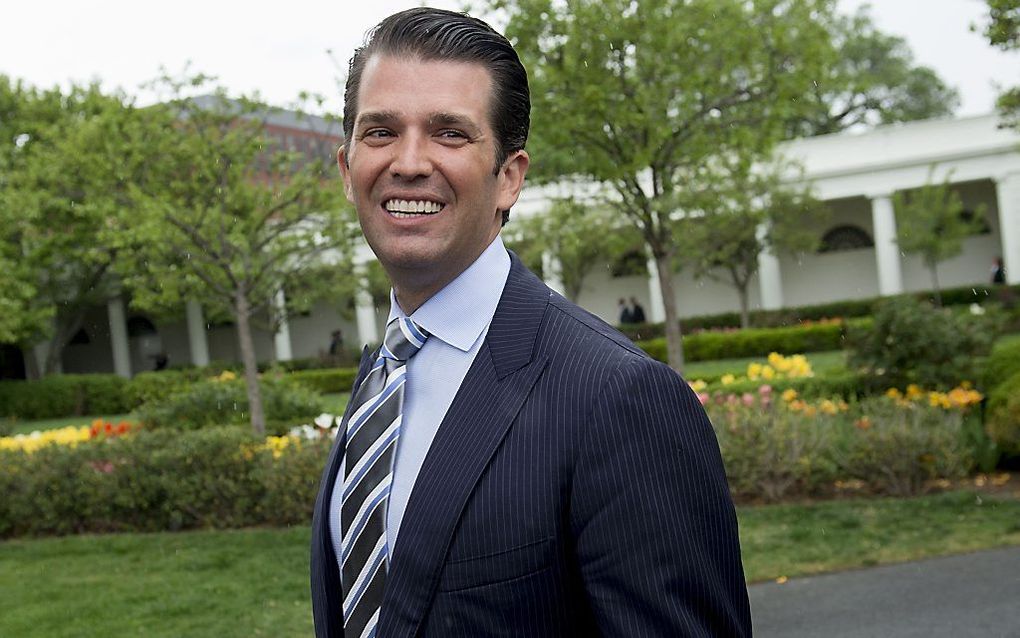 Trump jr. beeld AFP, Saul Loeb