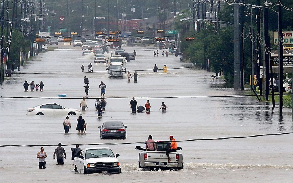 De Telephone Road in Houston. beeld AFP