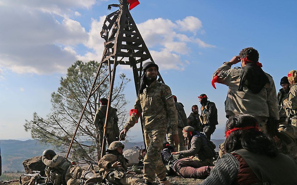 Turkije heeft in Syrië operatie Olijftak gelanceerd om Koerdische milities te bestrijden. beeld AFP, Maan al-Shanan