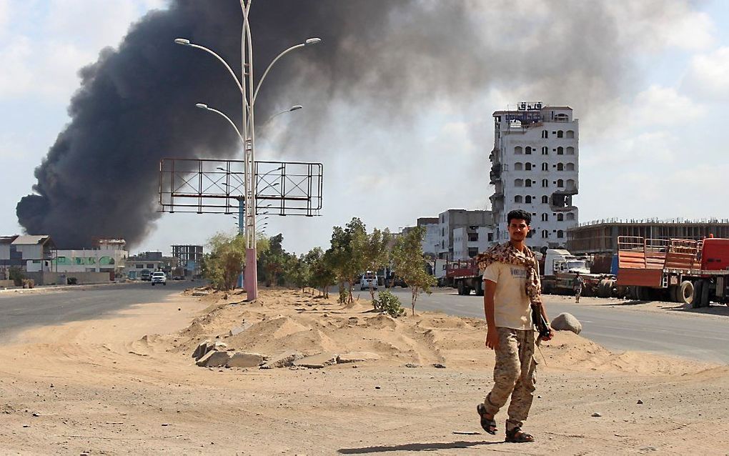 Wereldwijd leven 48 miljoen kinderen in ramp- of conflictgebieden, zoals Jemen (foto). beeld AFP, Saleh al-Obeidi