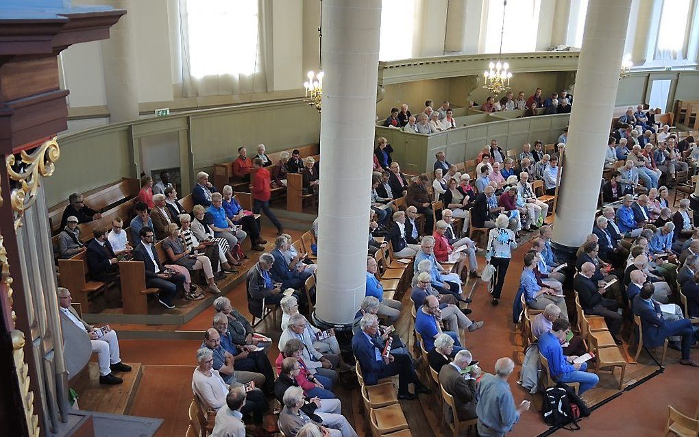 Schooldag van de TUK in de Broederkerk in Kampen. beeld RD