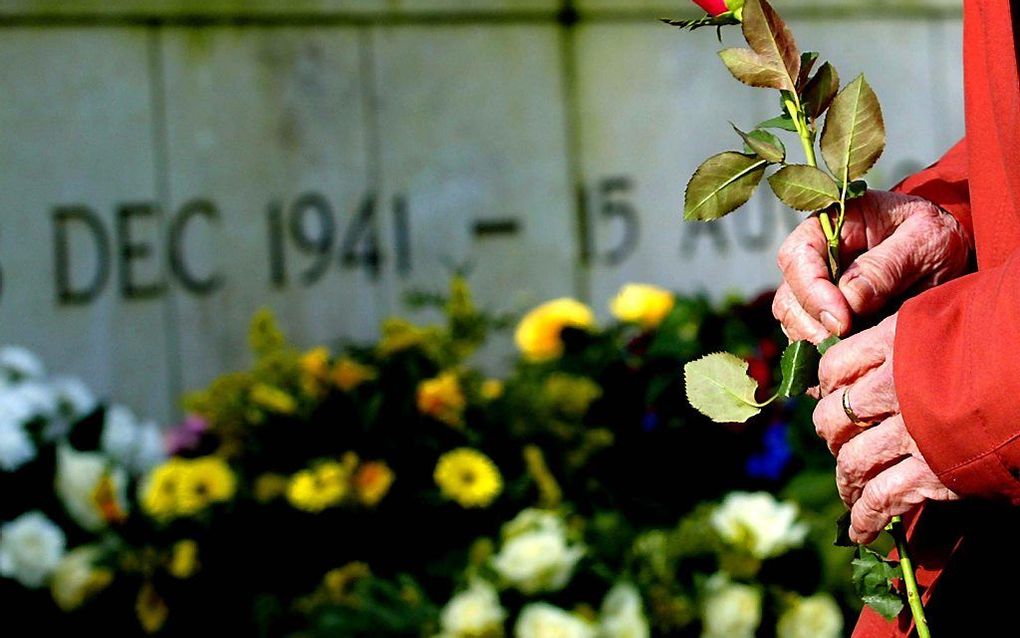 Het Indisch monument in Den Haag. beeld ANP