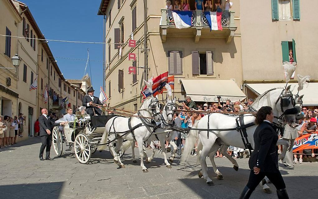 Trouwen is populair in Italië. beeld ANP ROBIN VAN LONKHUIJSEN