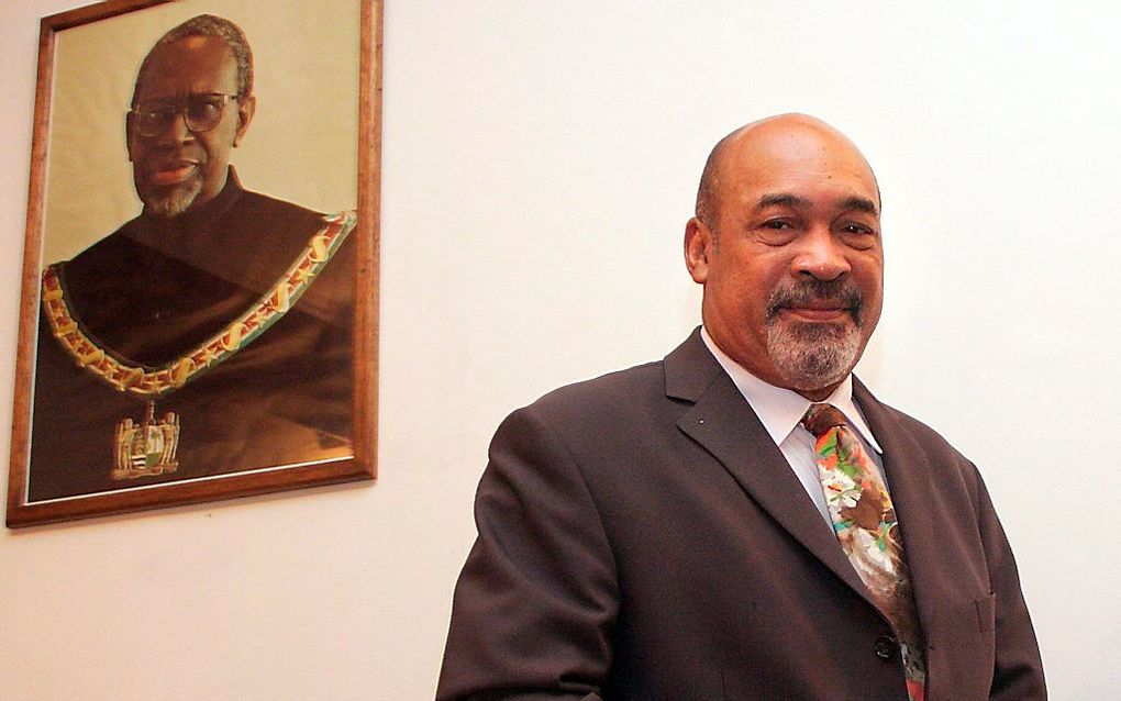 Bouterse lijkt de regie volledig kwijt te zijn. beeld ANP, Edward Troon