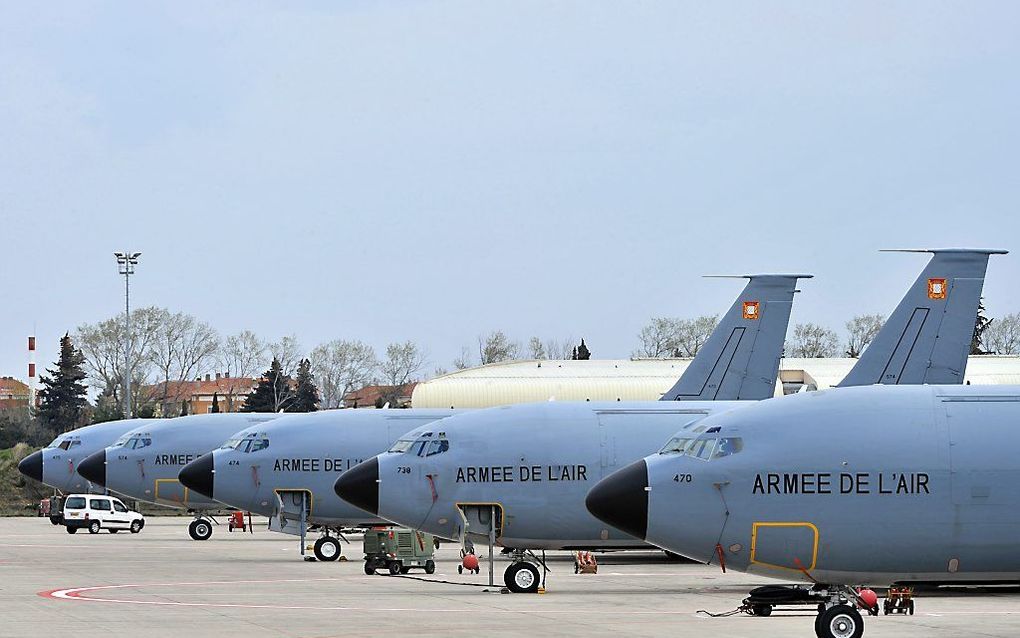 De militaire basis in Istres. beeld AFP