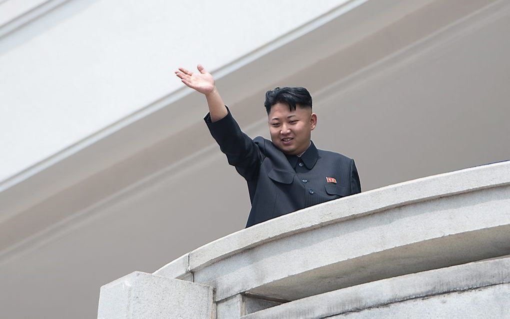 De Noord-Koreaanse dictator Kim Jong-un. beeld AFP