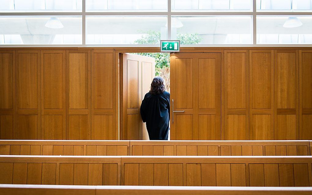 Een rechter verlaat de rechtszaal. beeld ANP